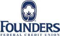 Founders Credit Union logo with a stylized tree inside an oval above the name.