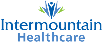 Intermountain Healthcare logo with stylized blue and green emblem above the name.