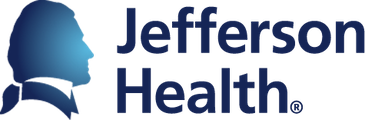 Jefferson Health logo with silhouette profile of Thomas Jefferson.