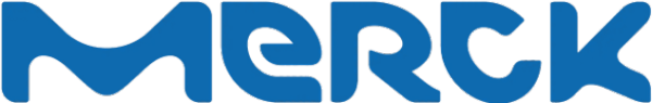 Merck company logo in blue stylized text.