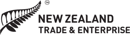 New Zealand Trade and Enterprise logo with a silver fern icon.
