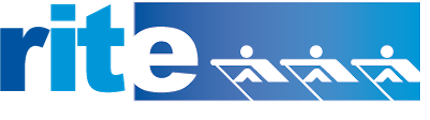 Rite Solutions company logo with stylized text and three rowing figures integrated into the design.