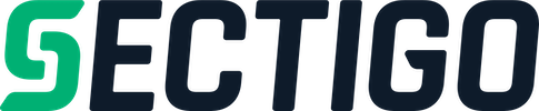 Sectigo company logo with a stylized green ‘S’ followed by black capital letters spelling ‘ECTIGO’.