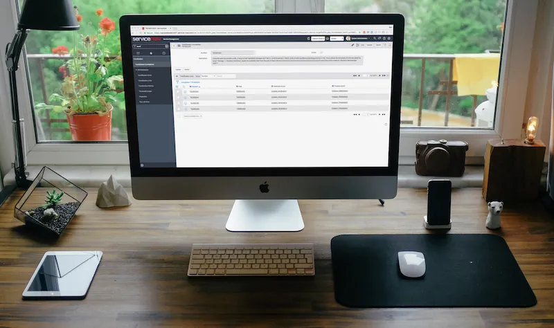 Computer on Desk